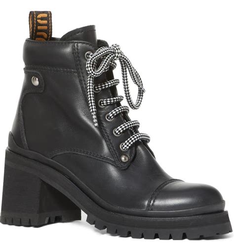 Women's Miu Miu Combat Boots 